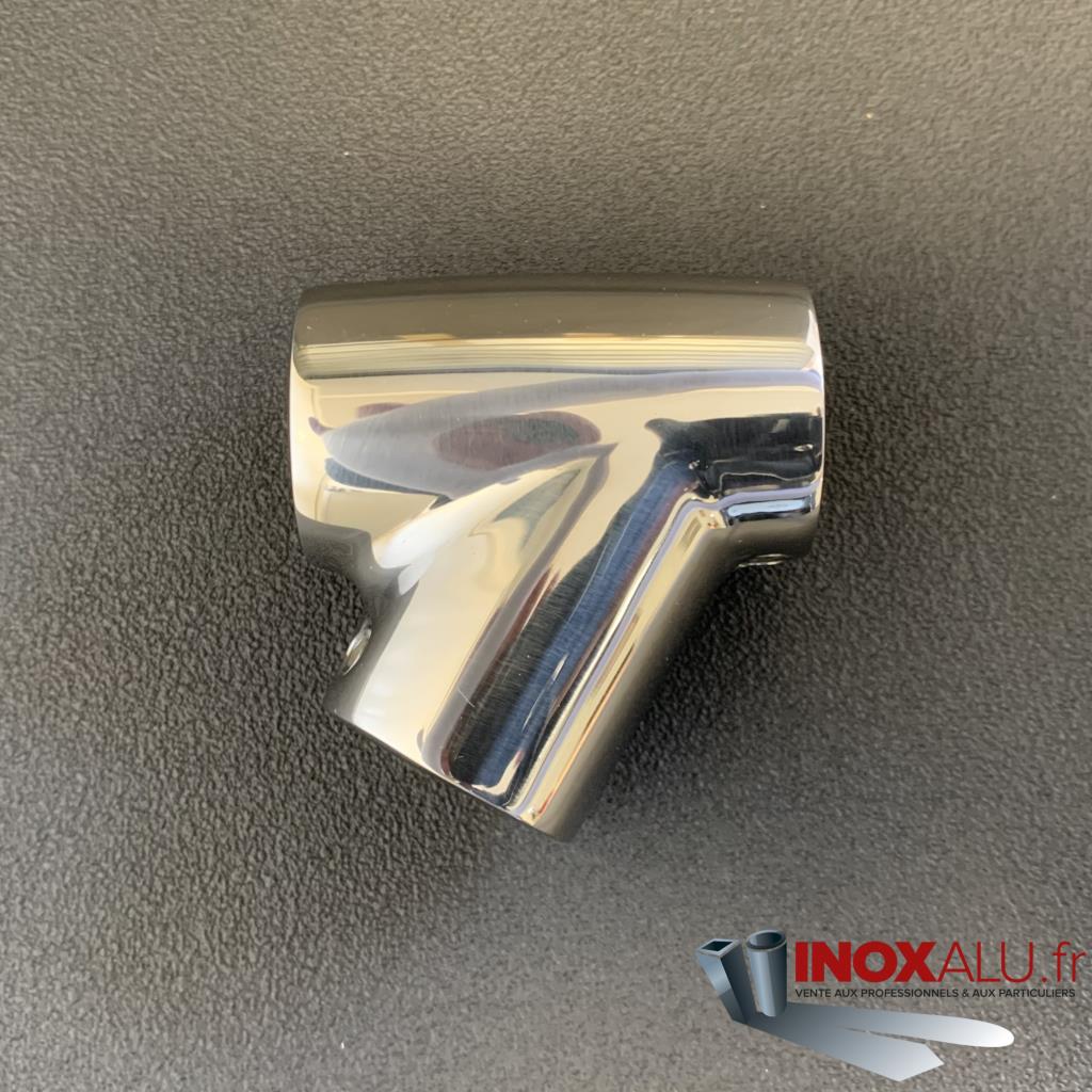 Té Inox 22mm Angle 60° - A4 316 - Pour Bateau - Neuf Emballé - Fabriqué En France