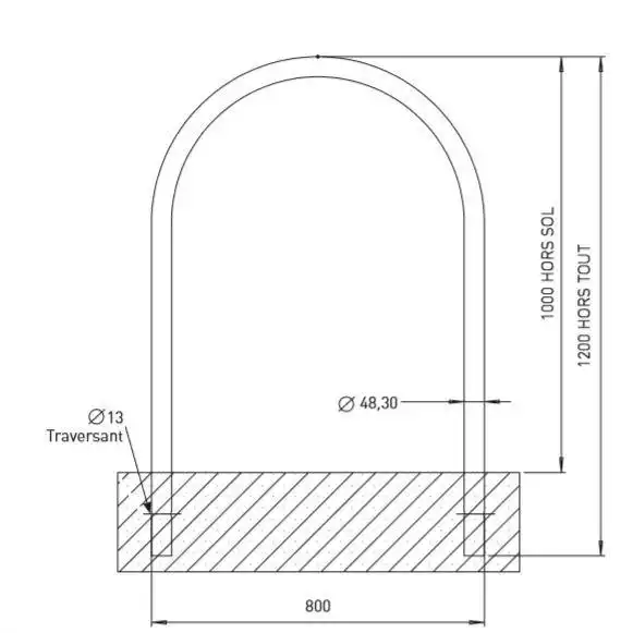 Bouchon tube rond diametre 48 - Cdiscount