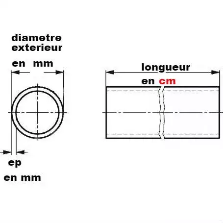 Tube rond 114.3x2