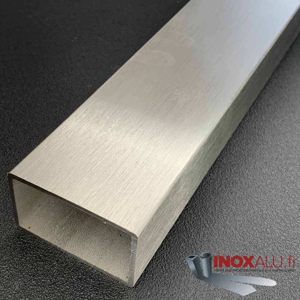 Vente DE TUBE INOX RECTANGULAIRE Brossé 80x40x2 inox 304L vendu à la ...