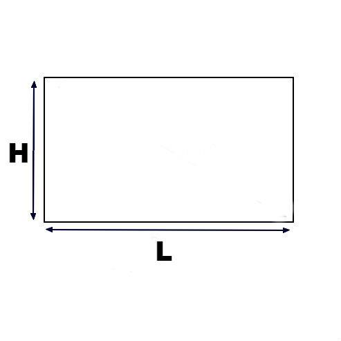 L100cm H45cm Fond de hotte // Crédence ALU aspect Inox 