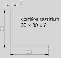 CORNIERE ALU 15x15x2