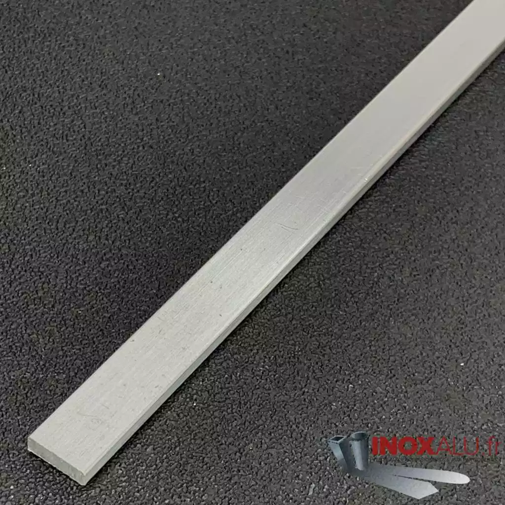 Profilé aluminium plat 40 mm épaisseur 2 mm