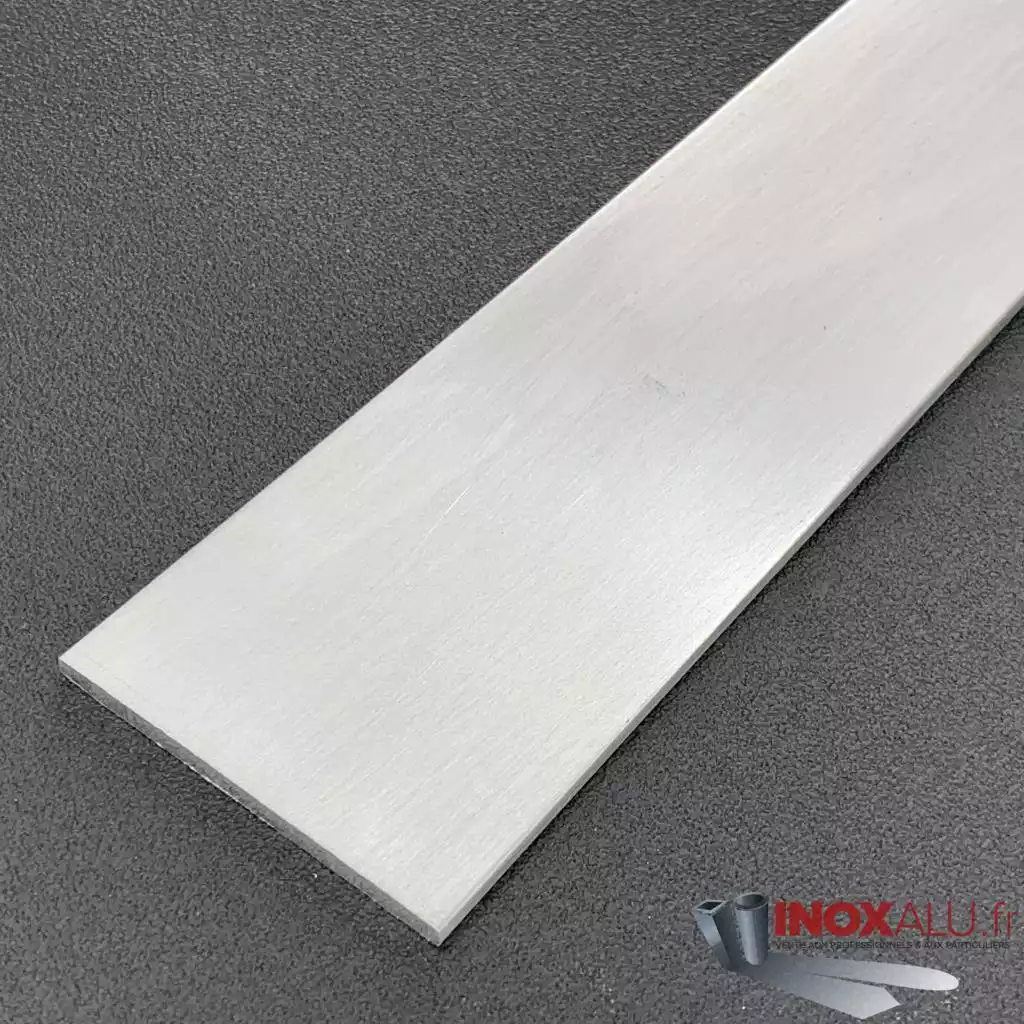 Alu Plat Tige Aluminium AlMgSi 0,5 Profil Plat 60 x 10 mm-longueur de coupe 1 m 