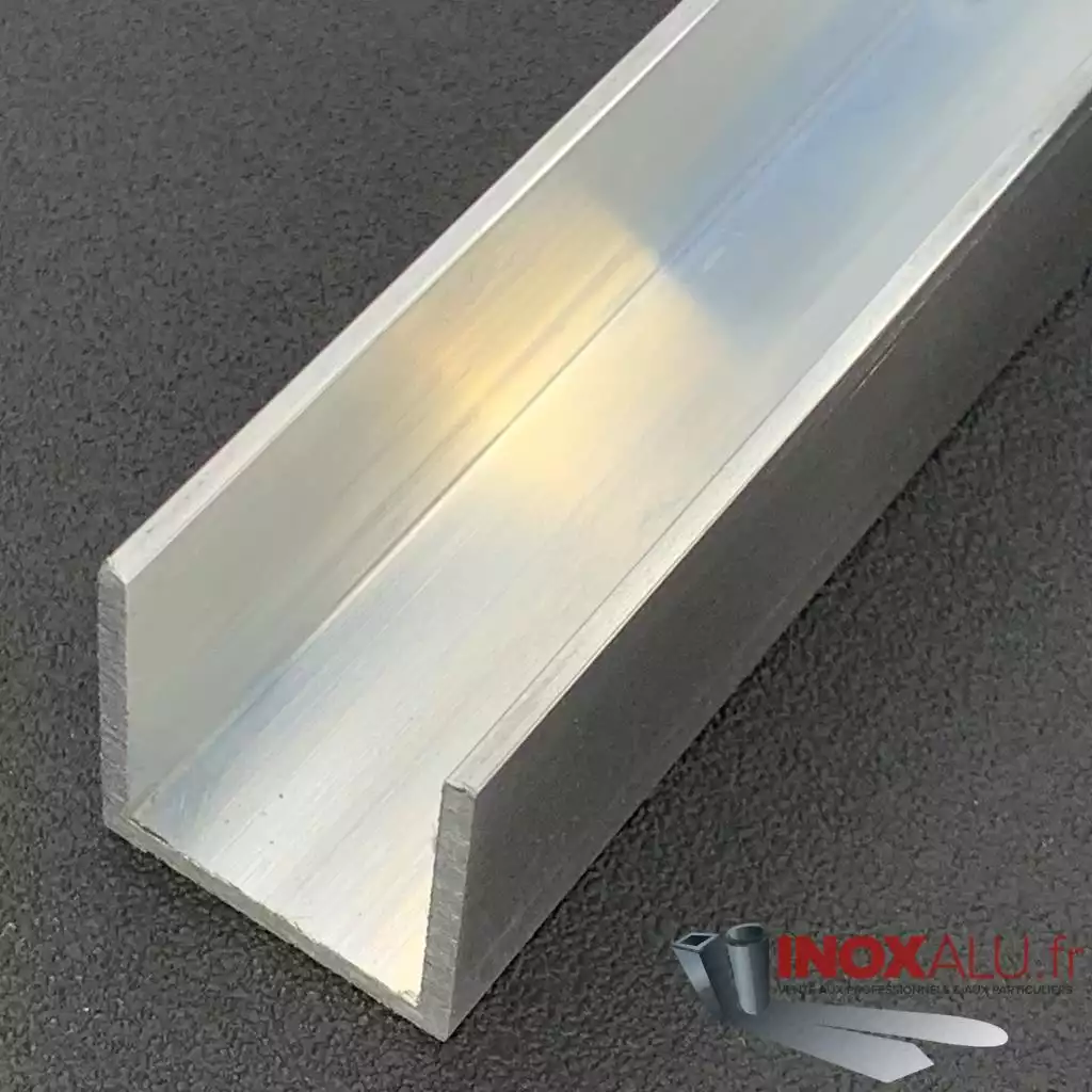 Profilé U aluminium 35 x 70 x 35 épaisseur 3 mm - Alu Pour Tous