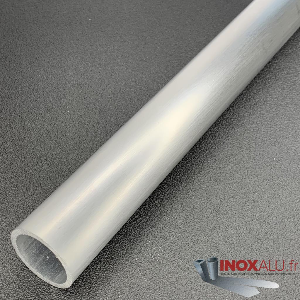 Tube Aluminium Rond 10x1 Mm - Longueur 1 Mètre - Alliage EN AW 6060 T66 - Pour Éclairage, Publicité, Constructions DIY