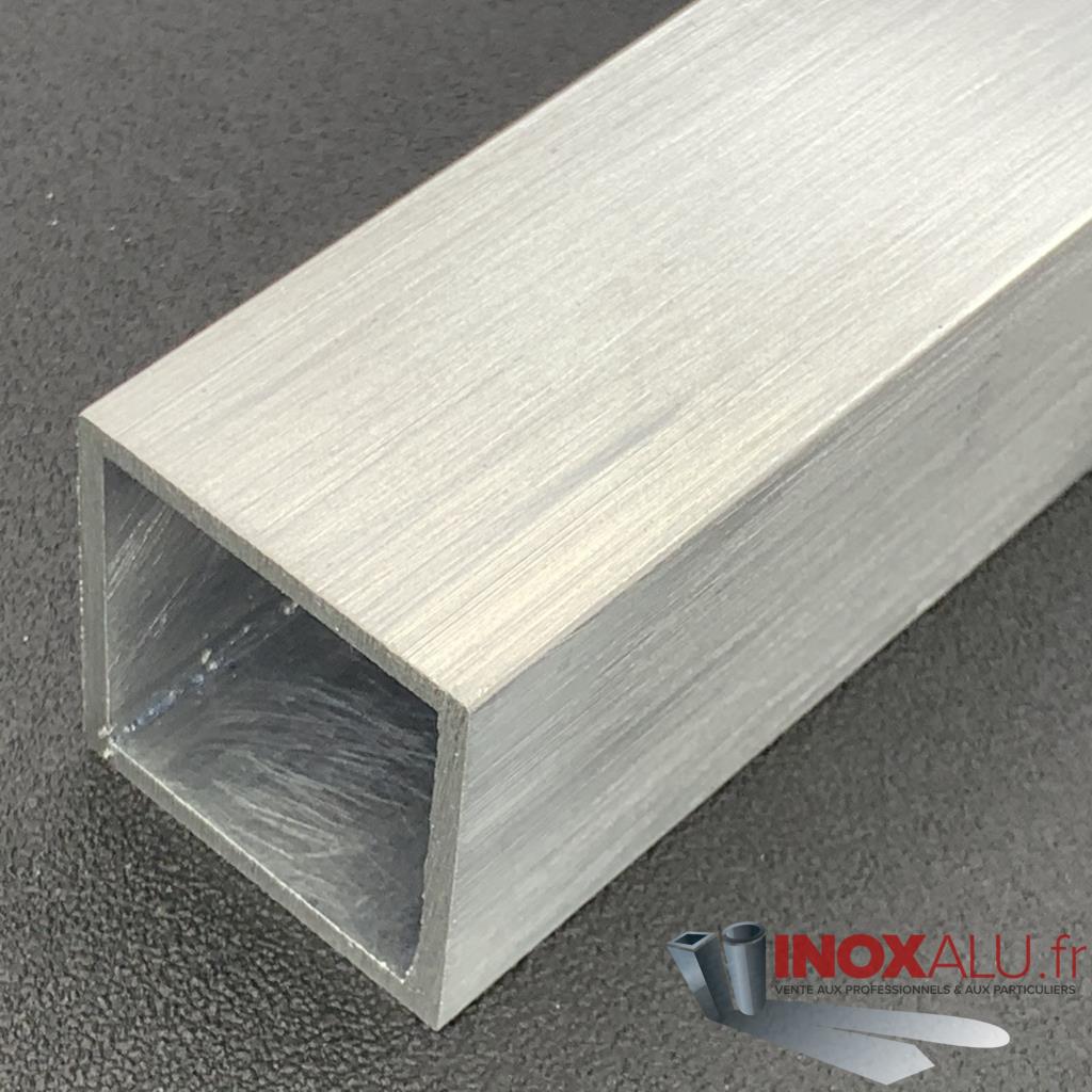 Vente de TUBE CARRE ALUMINIUM 6060 30x30x3 BARRE Carrée ALU à la coupe . InoxAlu.fr