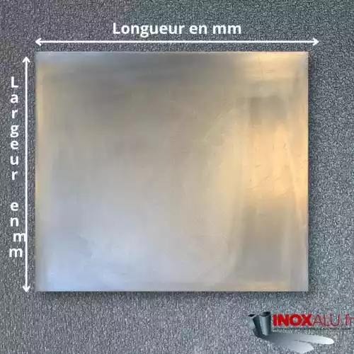 Plancha Inox 304L sur mesure ep 4mm