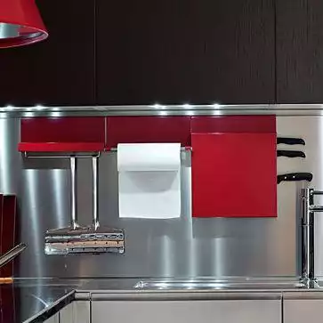 Fond de hotte inox design