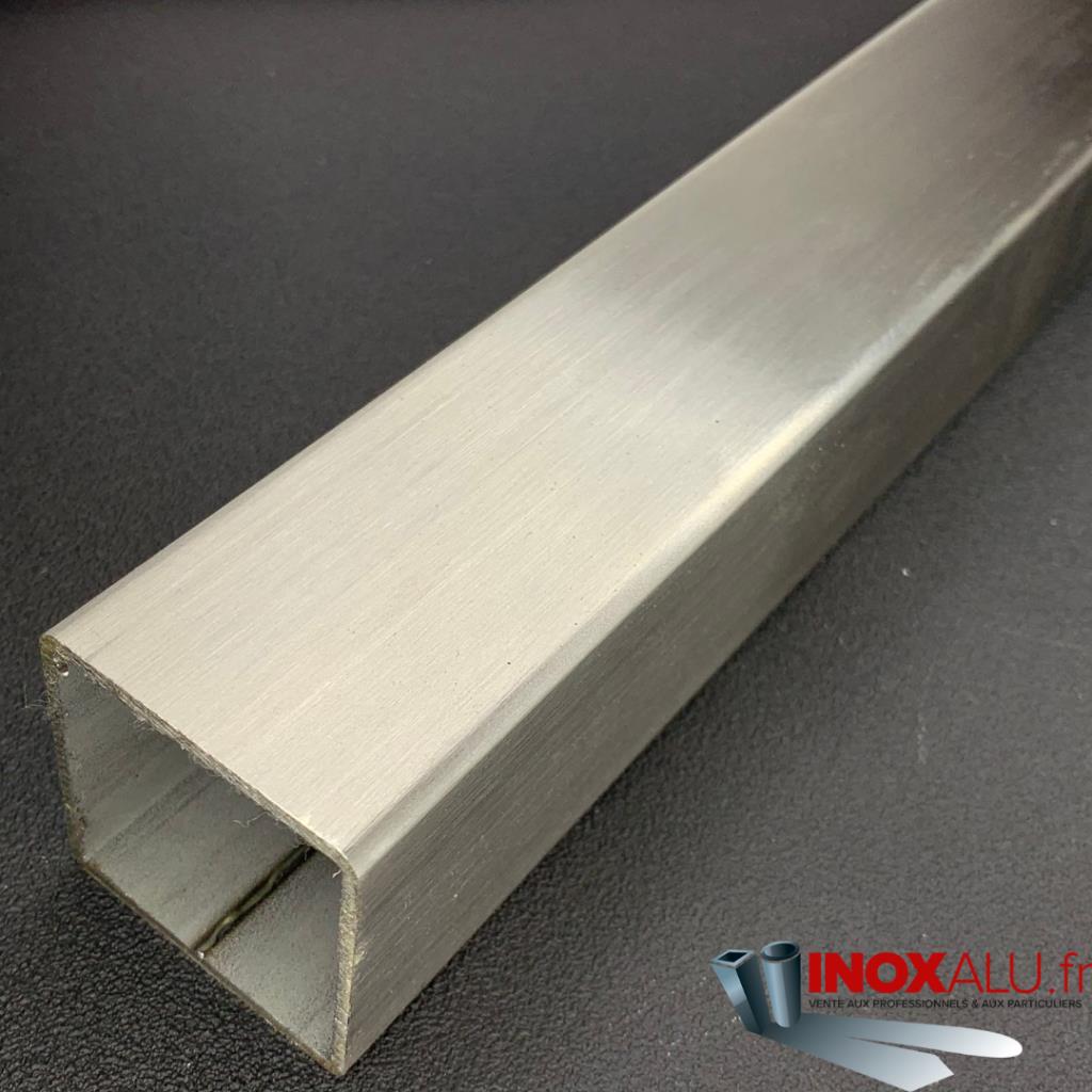 Vente de Tube Inox Carre 304L -INOXALU.fr - InoxAlu.fr